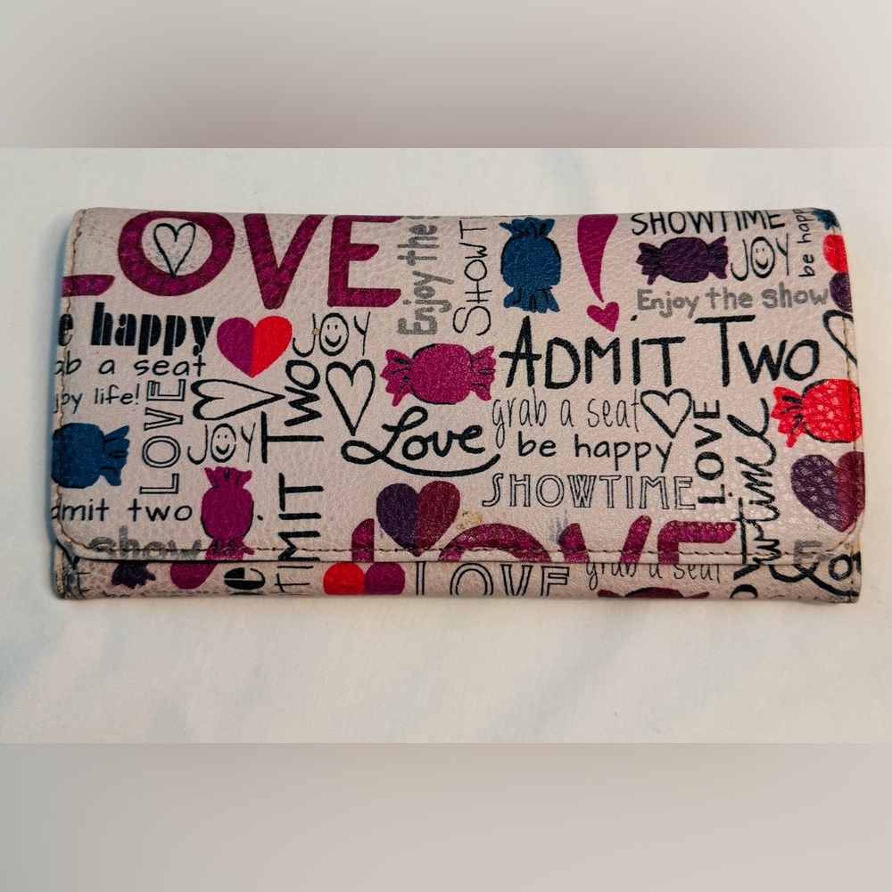 Relic "Good Vibe" trifold ladies Wallet - lots of storage
